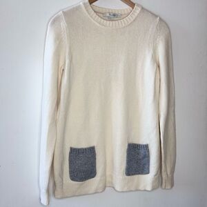 BODEN Wool & Cashmere Women’s Tunic Style Pockets Sweater in MEDIUM